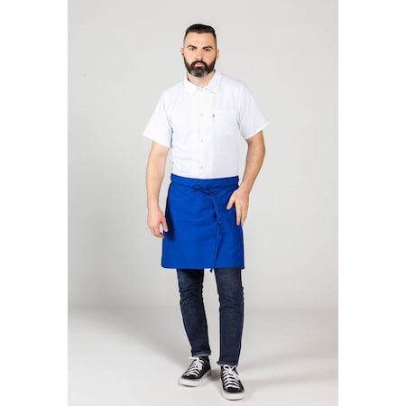 Uncommon Threads Half Waist 2-Section Pocket Apron Royal 3056-2000